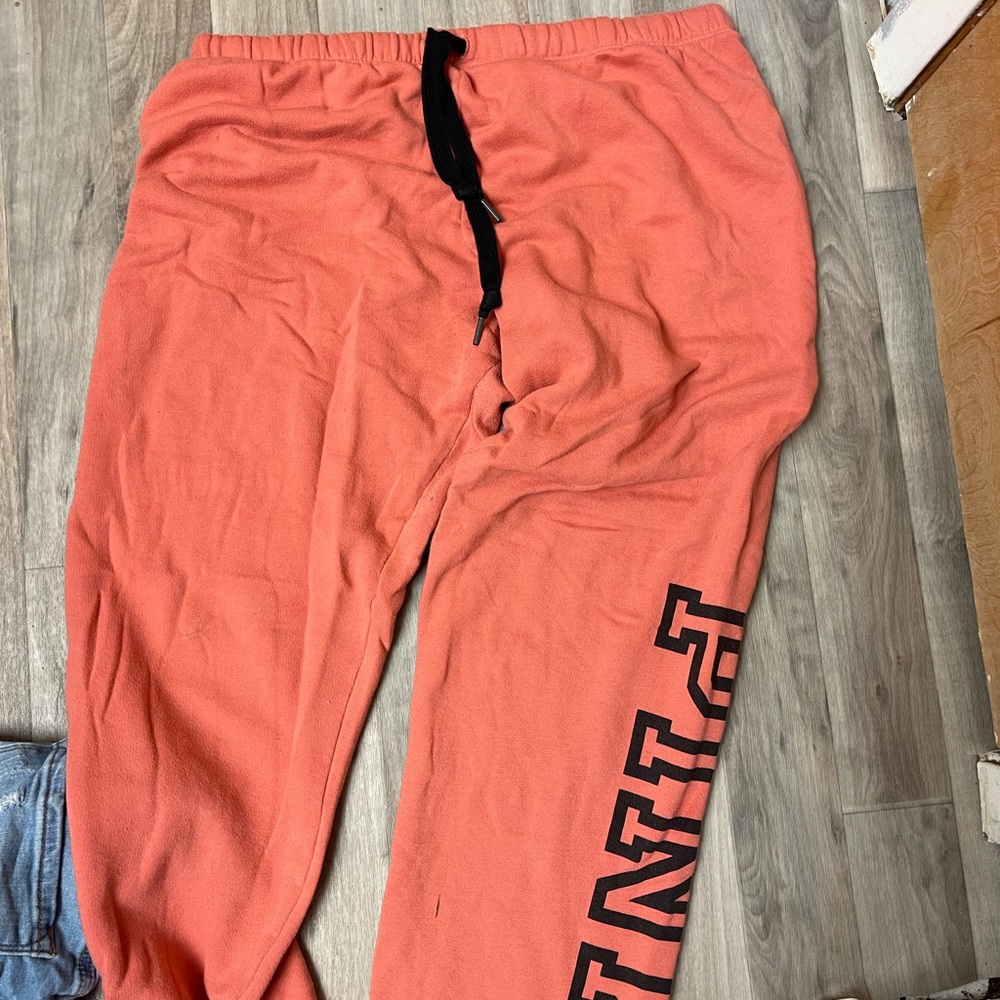 pink sweat pants